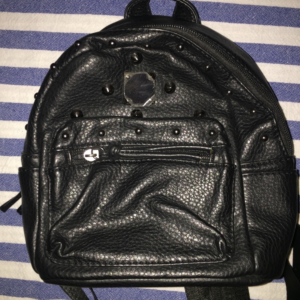 Black Mini Backpack